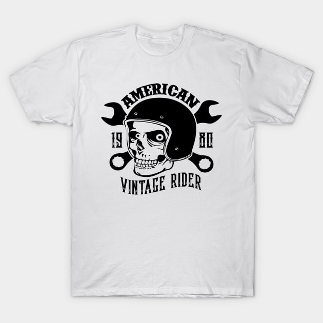 American vintage Rider 1980 T-Shirt by luxembourgertreatable